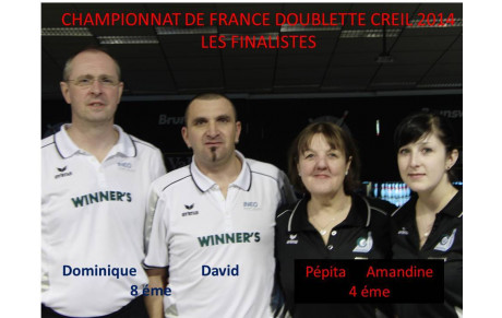 CHAMPIONNAT DE FRANCE DOUBLETTE
