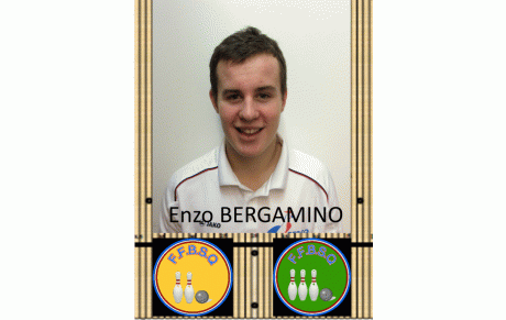 Quille verte et orange pour ENZO