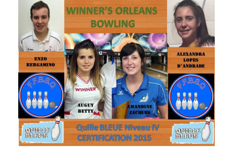 4 QUILLES BLEUES AU WINNER'S