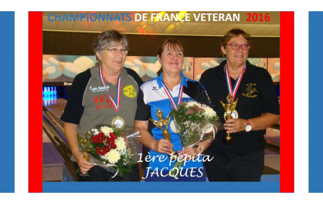 PEPITA CHAMPIONNE DE FRANCE VETERAN